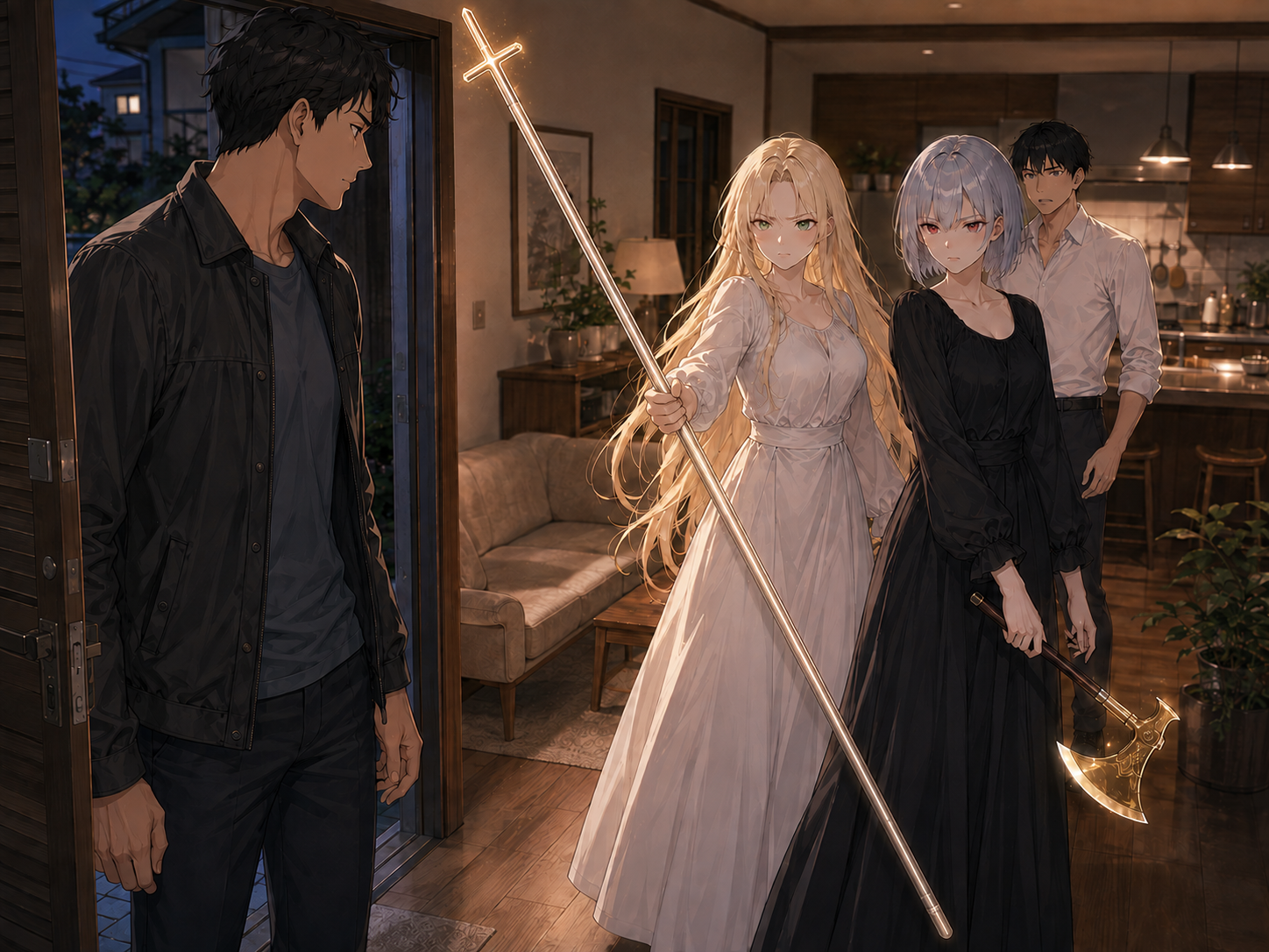 Aki meets Belial and Astreal's defensive stand